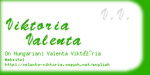 viktoria valenta business card